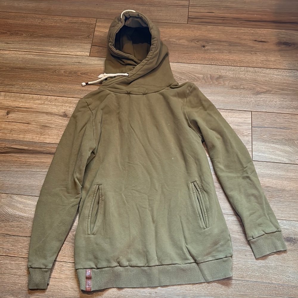 Ampersand olive Crossover hoodie